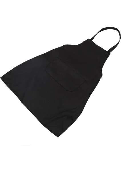 Unisex 2 Cep Siyah Mutfak Önlüğü Önlüğü, Orta ve Siyah Yarım Önlük Tek Beden Bayan Erkek Şef Garson 2 Cepli (Yurt Dışından) indirimleri