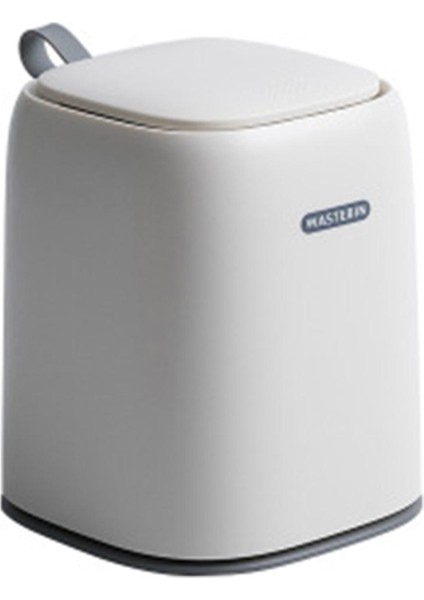 Çöp Kovaları Çok Fonksiyonlu Masaüstü Basınç Kapaklı Çöp Kutusu Mutfak Ofis Çöp Depolama Kovası-Beyaz (Yurt Dışından) fiyatları