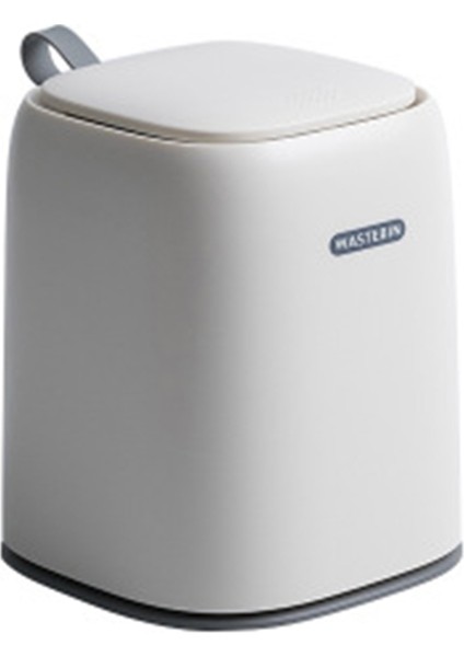 Çöp Kovaları Çok Fonksiyonlu Masaüstü Basınç Kapaklı Çöp Kutusu Mutfak Ofis Çöp Depolama Kovası-Beyaz (Yurt Dışından) indirimleri