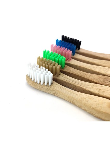 Çocuk Bambu Diş Fırçası Mini Korkuluk Fırçaları Doğal Parçalanabilir Diş Fırçası Çocuklar Bambu Ağız Temizleme Bakım Araçları Çocuk Için (Yurt Dışından)