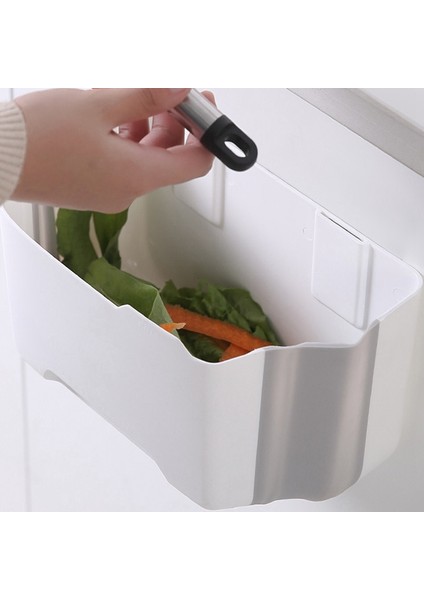 Banyo Kapısı Asılı Tfluidet Katlanır Çöp Kutusu Konteyner Çöp Tenekesi Mutfak Dolabı Duvara Monte Büyük Kapasiteli Depolama Çöp (Yurt Dışından) modelleri