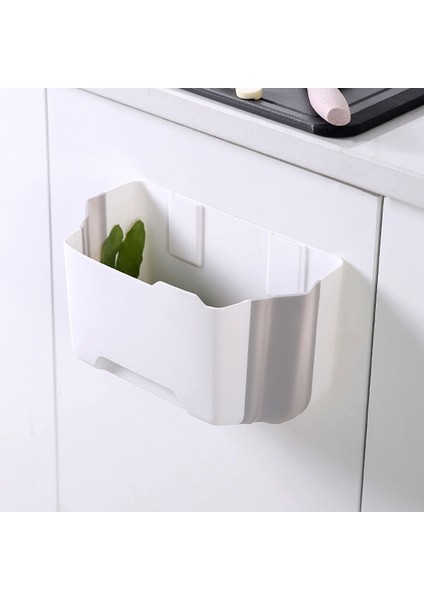 Banyo Kapısı Asılı Tfluidet Katlanır Çöp Kutusu Konteyner Çöp Tenekesi Mutfak Dolabı Duvara Monte Büyük Kapasiteli Depolama Çöp (Yurt Dışından) fırsatları