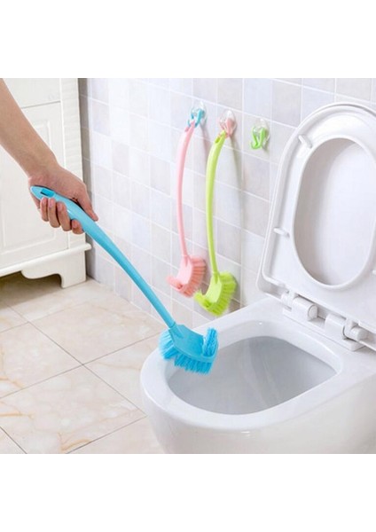 Plastik Kavisli Uzun Saplı Tuvalet Fırçası Tuvalet Temizleme Çok Amaçlı Fırça (Yurt Dışından) fiyatları