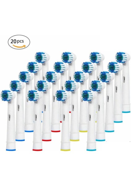 20 Adet/4 Adet Yedek Diş Fırçası Kafaları Elektrikli Fırça Oral B Braun Modelleri Için Fit Güç Triumph Hassas Temiz (Yurt Dışından)
