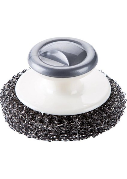 Plastik Saplı Paslanmaz Çelik Bulaşıklar, Çelik Yün Scrubber Pad Mutfak Banyo Temizleme Fırçası Yemekleri Tencere Tavalar (Yurt Dışından)