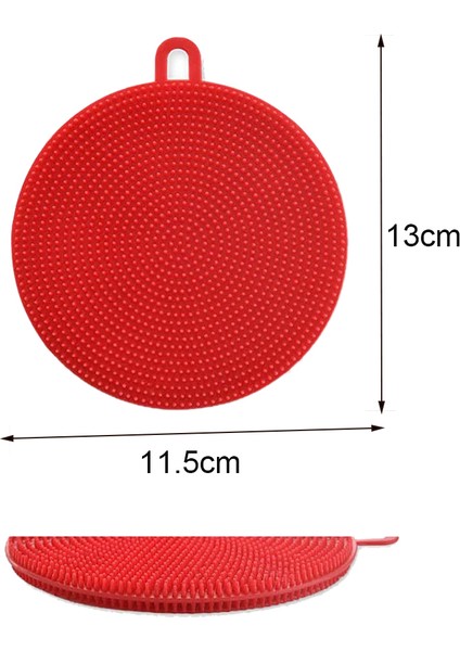 Silikon Bulaşık Süngerleri - 6'lı Paket Yeniden Kullanılabilir Bulaşık Süngerleri, Isıya Dayanıklı, Çift Taraflı Silikon Fırça, 6 Renk (Yurt Dışından) modelleri