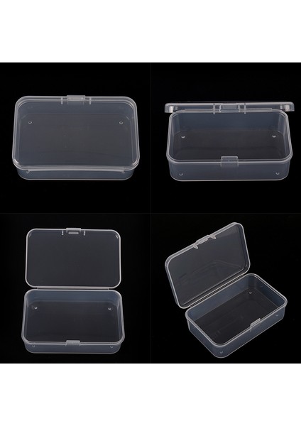 Adet Şeffaf Plastik Şeffaf Kapaklı Saklama Kutusu Toplama Konteyner Vaka (Yurt Dışından)