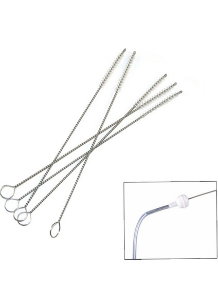 [sıcak] 4/5/10 Adet/takım Paslanmaz Yumuşak Saç Emme Cam Tüp Temizleyici Fırçalar Araçları Balık Tankı Saman Şişesi Temizleme Fırçası (Yurt Dışından) indirimleri