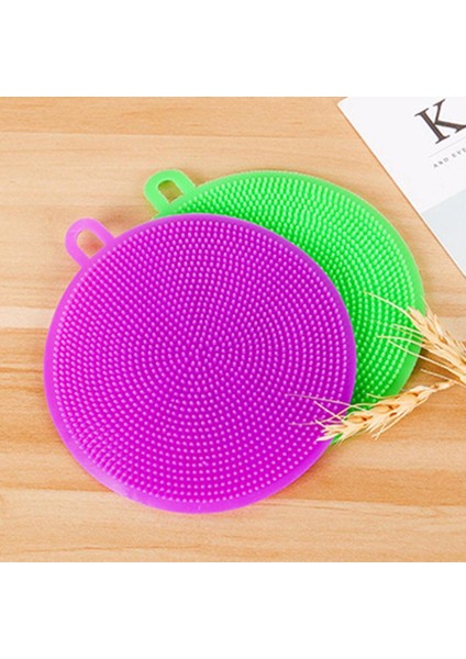 【sıcak】 Çok Fonksiyonlu Temizleme Fırçası Silikon Bulaşık Kase Ovma Yalıtım Pedi Bez Temizleme Fırçası Temizleyici Mutfak Aksesuarları (Yurt Dışından)