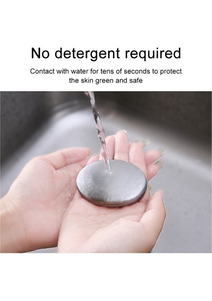 Adet Taşınabilir Temizlik Paslanmaz Çelik Yuvarlak El Sabunu Ortadan Kaldıran Koku Giderici, Rastgele Stil Teslimat (Yurt Dışından) fırsatları