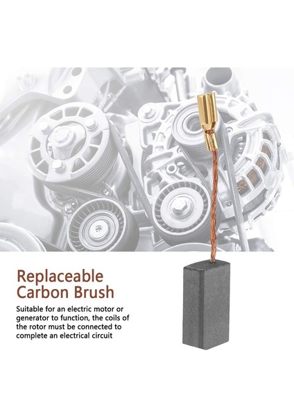 Karbon Fırça 20 Adet Değiştirilebilir Büyük Iletken Karbon Fırça Elektrik Motoru Matkap Için 100 5816MM (Yurt Dışından) fırsatları