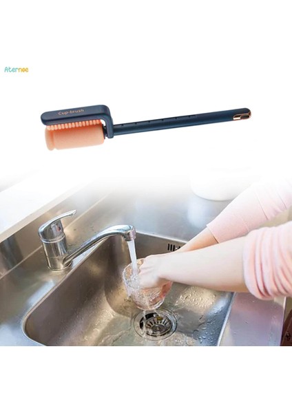 Cam Kapak Temizleme Fırçası Bardak Kupa Yıkama Fırçası Çok Amaçlı Mutfak Temizleme Araçları Bardak ve Kapak Temizleme Fırçası Bardak Kapağı Oluk Temizleyici (Yurt Dışından) fiyatları