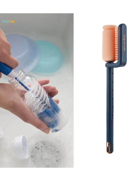Cam Kapak Temizleme Fırçası Bardak Kupa Yıkama Fırçası Çok Amaçlı Mutfak Temizleme Araçları Bardak ve Kapak Temizleme Fırçası Bardak Kapağı Oluk Temizleyici (Yurt Dışından) fırsatları