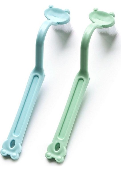 Plastik Banyo Wc Tuvalet Temizleme Saplı Fırça Bükülmüş Saplı Scrubber V Tipi Temizleyici Temiz Fırça (Yurt Dışından)