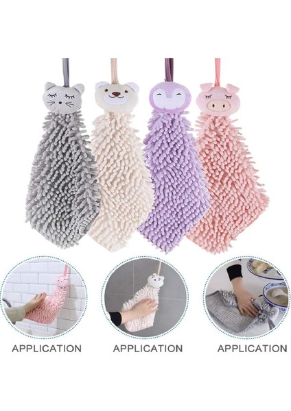 Karikatür El Havlusu Silin Mutfak Tüy Bırakmayan Temiz Mutfak Banyo Tuvalet Emici Çabuk Kuruyan Havlu Yumuşak Dokunuş El Temizleme (Yurt Dışından) modelleri