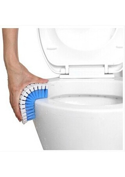 [eğlenceli Canlı] 1 Pc Temizleme Fırçası 360 Derece Esnek Köşe Temizleme Fırçası Mutfak Lavabo Fırçası Banyo Tuvalet Taşınabilir Ev Kanca Tasarlanmış (Yurt Dışından)