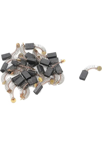 30 Adet Karbon Motor Fırçaları Elektrikli Döner Motor Aracı Dremel Elektrik Motorları Için Yedek Parça Tamiri (12X8X5MM Taban) (Yurt Dışından)