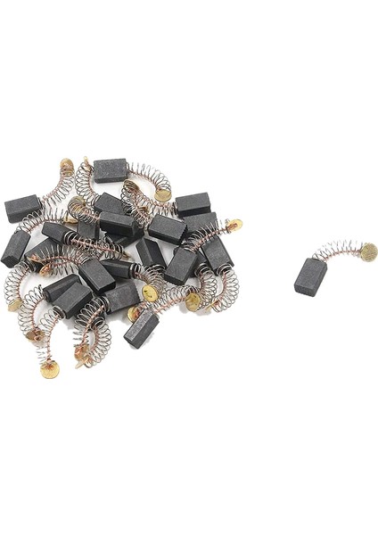 30 Adet Karbon Motor Fırçaları Elektrikli Döner Motor Aracı Dremel Elektrik Motorları Için Yedek Parça Tamiri (12X8X5MM Taban) (Yurt Dışından)