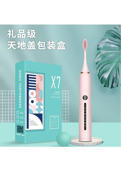 Yeni Elektrikli Diş Fırçası USB Şarj Edilebilir Sonic Diş Fırçası Yıkanabilir Diş Beyazlatma Için Uygun 4 Yumuşak Fırça Kafaları (Yurt Dışından) fiyatları