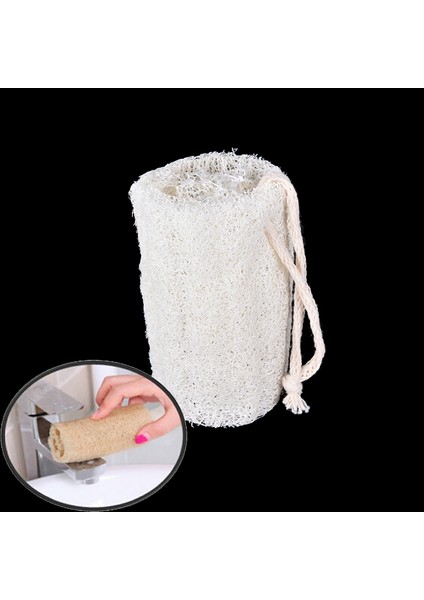 1x Doğal Lif Kabağı Luffa Lif Kabağı Sünger Banyo Duşu Spa ve Vücut Kesici (Yurt Dışından)