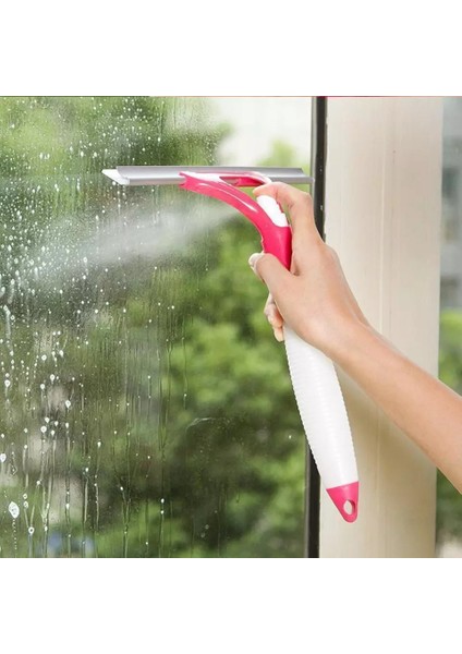 [sıcak] Jyl Çok Fonksiyonlu Çift Taraflı Cam Temizleme Fırçası Sprey Şişesi ile Pencere Ayna Temizleme Ev Uzun Saplı Temizleyici Silecek (Yurt Dışından) fiyatları