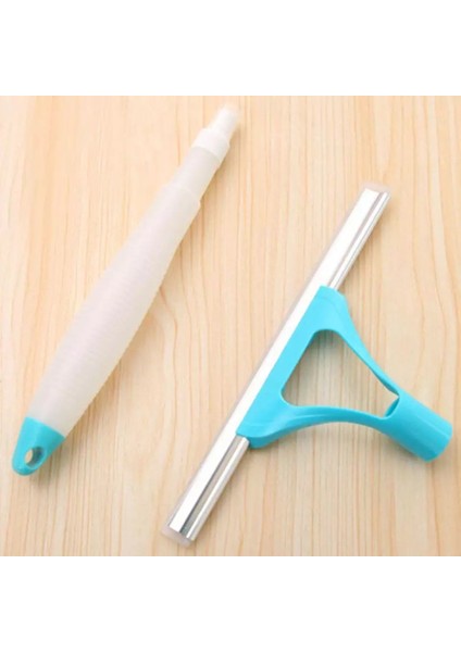 [sıcak] Jyl Çok Fonksiyonlu Çift Taraflı Cam Temizleme Fırçası Sprey Şişesi ile Pencere Ayna Temizleme Ev Uzun Saplı Temizleyici Silecek (Yurt Dışından) indirimleri