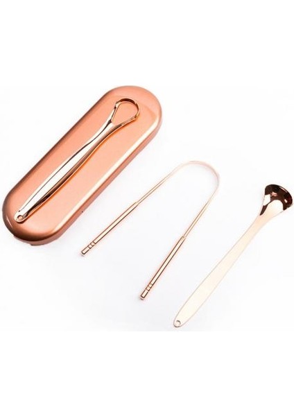 Yetişkinler Için Dil Fırçası Mükemmel Uyum Ergonomi Kolu 3 Tip Paslanmaz Çelik Dil Kazıyıcı Metal Temizleyici Dil Fırçası (Yurt Dışından)