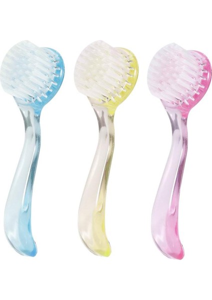 Tırnak Fırçaları Yuvarlak Kafa Tırnak Tozu Temiz Fırça Manikür Uzun Saplı Toz Temizleme Fırçası Manikür Pedikür Aracı Tırnak Aksesuarları (Yurt Dışından)