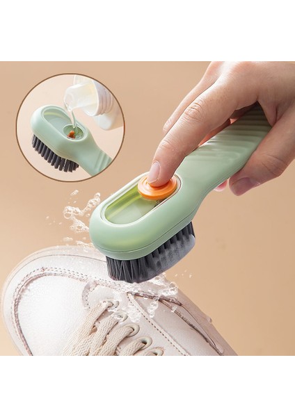 [sıcak] Çok Fonksiyonlu Temizleme Ayakkabı Fırçası Yumuşak Otomatik Sıvı Ayakkabı Fırçası Uzun Saplı Elbise Fırçası Sabun Fırçası Ev Temizlik Aracı (Yurt Dışından) fırsatları