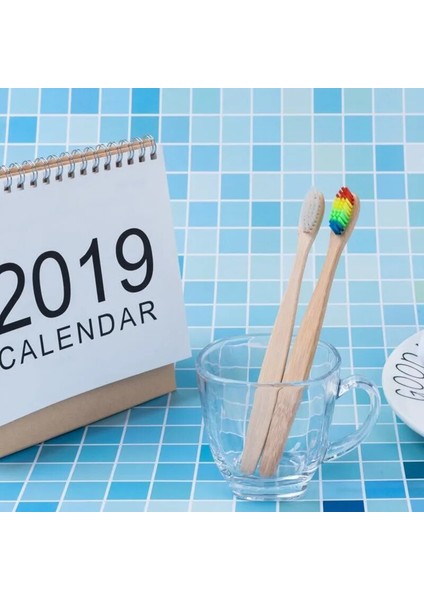 Adet Biyobozunur Bambu Diş Fırçası Diş Renkli Kıl Doğal Bambu Diş Fırçası Diş Eko Bambu Diş Fırçaları (Yurt Dışından) fiyatları