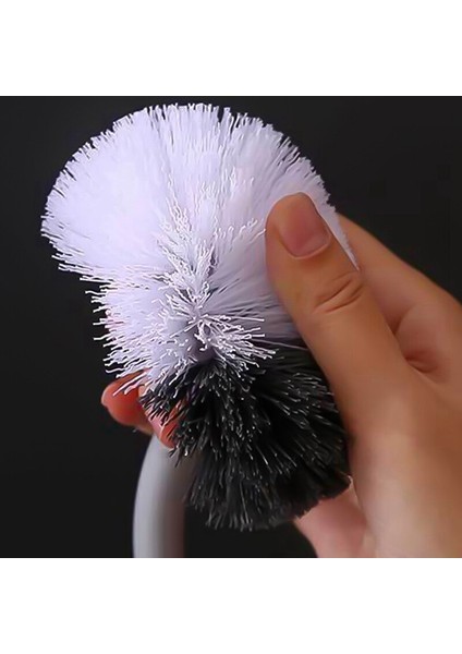Adet Tuvalet Fırçası Ölü Köşe Temizleme Çift Taraflı Kavisli Plastik Fırça Tuvalet Banyo Uzun Saplı Temizleme Fırçası (Yurt Dışından) modelleri