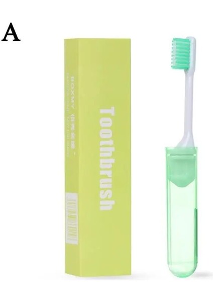 Seyahat Katlanır Diş Fırçası Bakım Temizleme Aracı Karbon Fiber Mini Dil Yumuşak Diş Fırçası Temizleme Taşınabilir Q4W1 (Yurt Dışından)