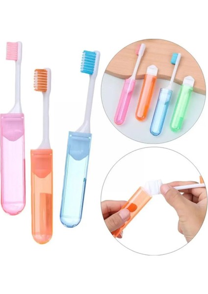 Seyahat Katlanır Diş Fırçası Bakım Temizleme Aracı Karbon Fiber Mini Dil Yumuşak Diş Fırçası Temizleme Taşınabilir Q4W1 (Yurt Dışından)