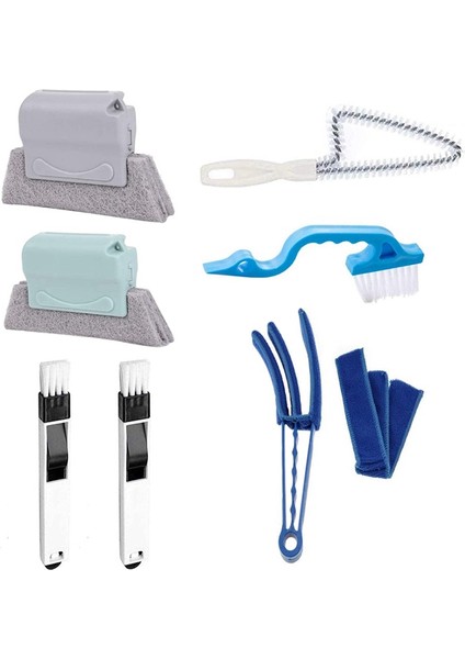 Zoroom 8 Adet Sihirli Pencere Temizleme Fırçası Seti Ev Derin Temizlik Aracı Seti Çok Fonksiyonlu Toz Fırçası Uzay Mutfak Zemin (Yurt Dışından) fiyatları