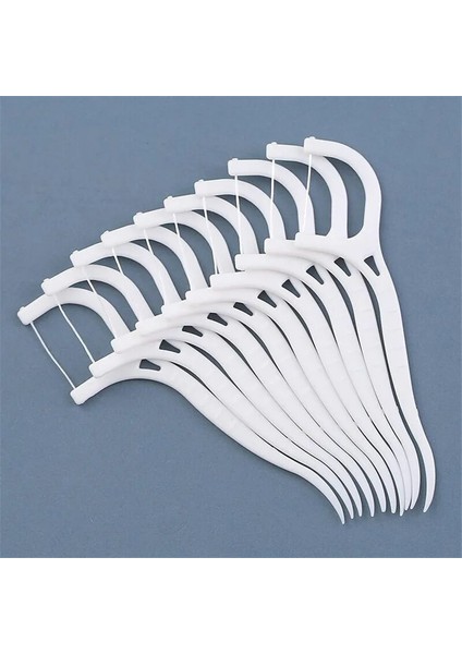 50 Stuks Diş Ipi Bleken Seçtikleri Tanden Tandenstokers Çubuk Tand Schoon Ağız Bakımı 7.5cm Mondhijyen Bakımı (Yurt Dışından)