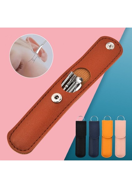 [sıcak] 6 Adet/takım Kulak Bakım Araçları Paslanmaz Çelik Kulak Kiri Temizleme Aracı Earpick Çubukları Küret Kaşık Kulak Temiz Kişisel Sağlık (Yurt Dışından) indirimleri