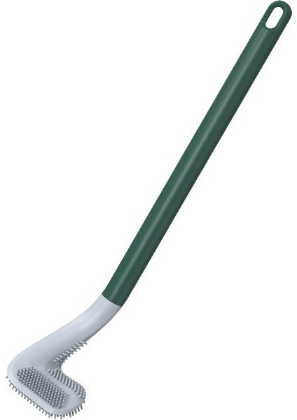Renk Yeni Golf Tuvalet Fırçası Yumuşak Kauçuk Uzun Saplı Ölü Açı Yok Tuvalet Temizleme Fırçası Hızlı Kuruyan Tutucu Seti (Yurt Dışından)