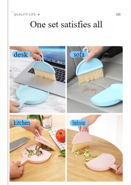 Küçük Süpürge Faraş Kombinasyonu Ev Seti Mini Küçük Öğrenci Kitabı Masaüstü Toz Giderme Temizleme Pencere Eşiği Yumuşak Fırça (Yurt Dışından) fırsatları