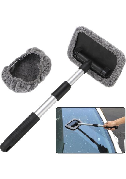 Adet Araba Pencere Temizleyici Dikdörtgen Teleskopik Cam Temizleme Araçları Cam Yıkama Fırçası Oto Yıkama Aksesuarları (Yurt Dışından)