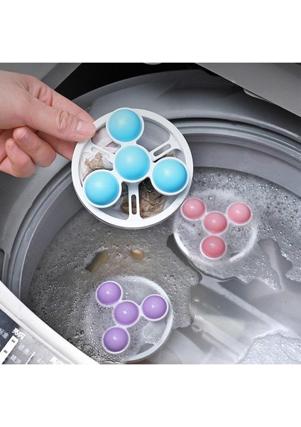 Çamaşır Makinesi Saç Filtresi Pet Mesh Kirli Koleksiyon Temizleme Araçları (Yurt Dışından)