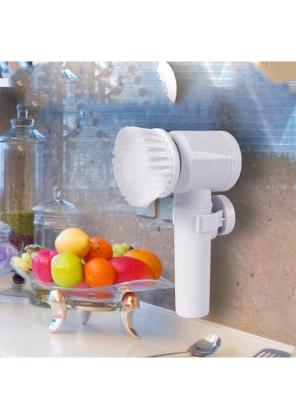 [fun Lıve] Kablosuz Elektrikli Temizleme Fırçası Seti 5'i 1 Arada El Küvet Fırçası Mutfak Banyo Lavabo Temizleme Aracı Profess Temizleme Fırçaları (Yurt Dışından) fırsatları