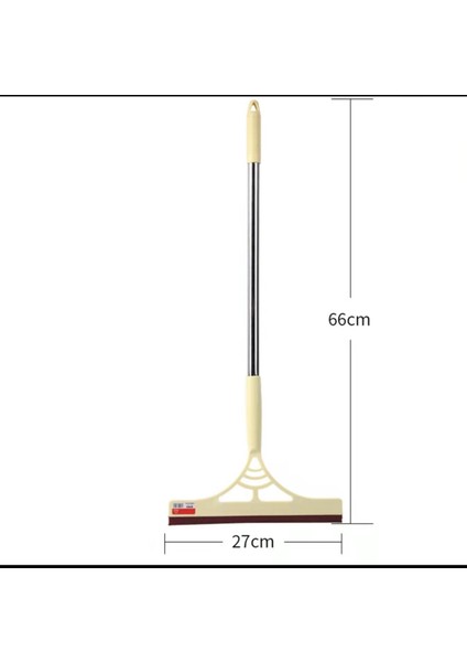 Ev Silme Cam Kazıma Pencere Boyutu Su Kazıma Masası Kazıyıcı Silecek Uzun Çubuk Temizleme Aracı (Yurt Dışından)