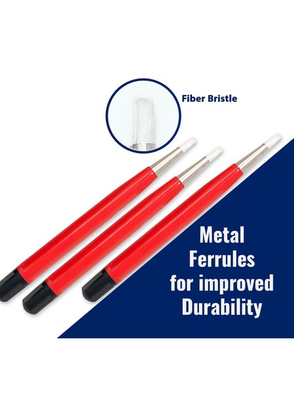 Fiberglas Çizik Fırça Kalemi 3'lü Takı, Saat, Madeni Para Temizleme, Elektronik Uygulamalar, Pas ve Korozyon Giderme (Yurt Dışından)