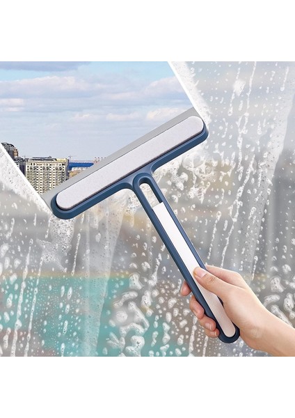 3ın1 Araç Ön Camı Temizleme Fırçası Çift Taraflı Silikon Silecek Ekran Fırçası Cam Pencere Fırçası Otomatik Temizleme Aracı (Yurt Dışından)