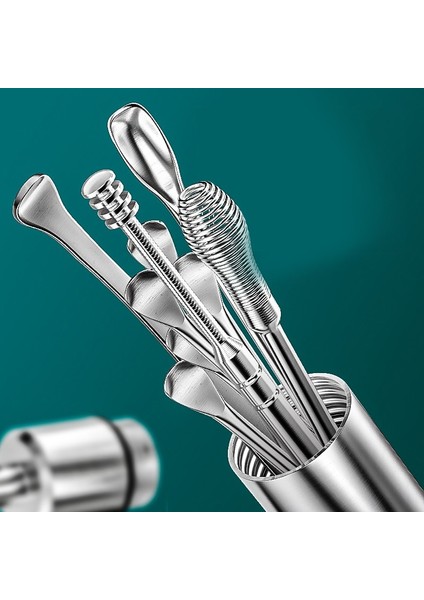 10/9 Adet/takım Kulak Kiri Toplayıcı Paslanmaz Çelik Kulak Tıkacı Balmumu Sökücü Delme Kiti Kulak Kiri Küret Kaşık Bakımı Kulak Temizleme Aracı Kolay Taşıma (Yurt Dışından) fiyatları