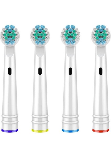 Oral B Elektrikli Diş Fırçası Kafaları Değiştirilebilir Fırça Kafaları Oral B Electric Advance Pro Health Triumph 3D Excel Vitality 4 Adet (Yurt Dışından)