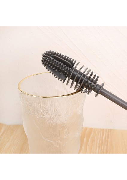 1/3 Adet Uzun Saplı Silikon Süt Şişesi Fırçası Cam Şişe Temizleme Fırçası Çok Fonksiyonlu Fincan Ağız Scrubber Ev Temizlik Aracı (Yurt Dışından) indirimleri