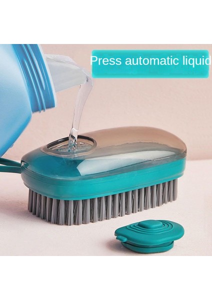 [eğlenceli Canlı] Çok Fonksiyonlu Sıvı Temizleme Fırçası Otomatik Yumuşak Fırça Ayakkabı Artefaktı Ayakkabı Fırçası Ayakkabı Çamaşır Fırçası Ev Fırça Elbise (Yurt Dışından)
