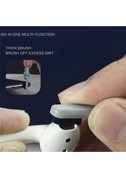 Kulaklık Temizleme Fırçası-1 x Çok Fonksiyonlu 6'sı 1 Arada Temizleme Seti-Fotoğraf Rengi (Yurt Dışından) indirimleri