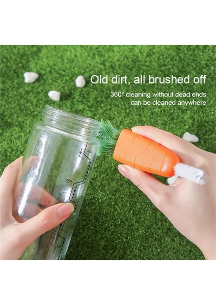 [sıcak] Fincan Fırçası Fincan Temizleme Fırçası Çok Fonksiyonlu Üçlü Fincan Uzun Silikon Fırça Boşluk Fırçası Ev Yumuşak Kıl Temizleme Fırçası Kapağı (Yurt Dışından) modelleri